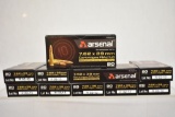 Ammo. Arsenal 7.62 x 39mm, 122 Gr. 200 Rds.