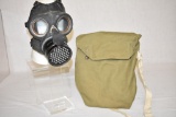 WWll British Military Gas Mask & Bag.