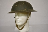British Military Helmet with Chin Strap.