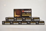 Ammo. Arsenal 7.62 x 39mm, 122 Gr. 200 Rds.