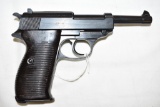 Gun. Mauser BYF/43 Nazi Marked P38 9 mm Pistol