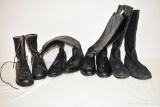 Military Boots, 4 Pairs