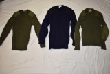 Three Military Sweaters