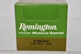 Ammo. Remington 22 win mag, 33 GR, 500 Rds