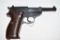 Gun. Walther AC 42 Nazi Marked P38 9 mm Pistol