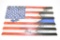US Flag Wooden Coin Holder