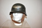 WWII Nazi German Luftchutz Beaded Combat Helmet