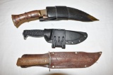 3 Knives with Sheaths