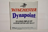 Ammo. Winchester Dynapoint 22 lr HP. Brick 500 Rds