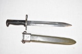 US WWII AFH Bayonet & Scabbard