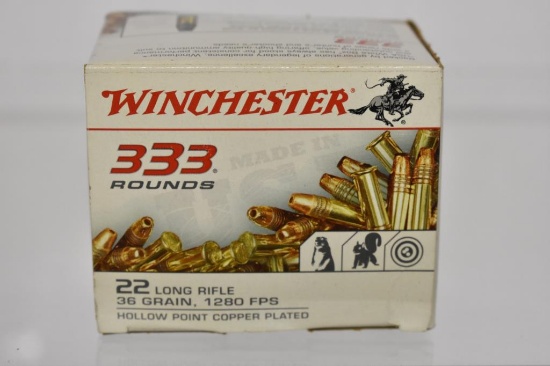 Ammo. Winchester 22 LR, 36 Gr. Approx 333 Rds