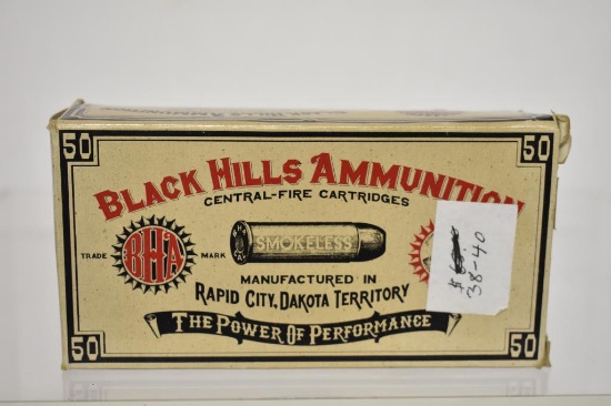 Ammo. Black Hills Ammunition 38-40 180 Gr. 50 Rds