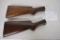 Two Winchester Model 97 Stocks