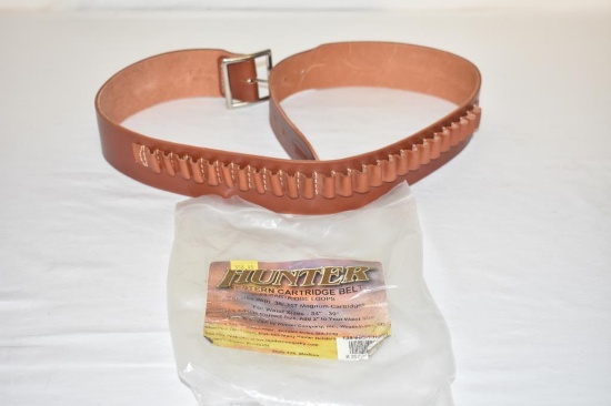 Hunter Western Leather Cartridge Belt, NOS
