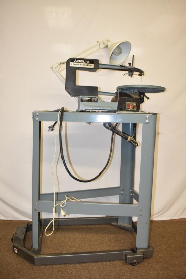 Delta 2 Speed 16" Scroll Saw on Metal Stand