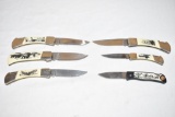 5 Sabre & 1 Chinese Folding Knives