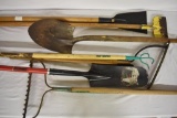 Group of Shovels and Rakes