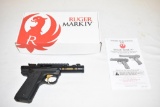 Gun. Ruger Model Mark IV Target 22 cal. Pistol