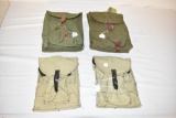 4 AK 47 Mag Canvas Pouches