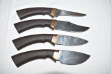 Four Boker Knives. Series 501-504