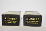 Ammo. Precision Cartridge 38 Long Colt, 100 Rds
