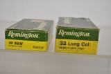 Ammo. 32 S&W, 41 Rds. 32 Long Colt, 50 Rds.