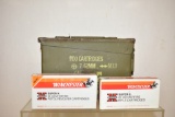 Ammo. Ammo Can with 44 S&W and 243 Winchester