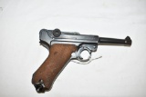 Gun. Mauser BYF Nazi P08 Luger 9mm cal Pistol