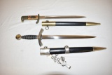 2 Reproduction Nazi Daggers