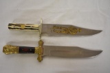 Two Bowie Knives Including Buck