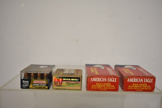 Ammo. 9mm Luger. 139 Rds.