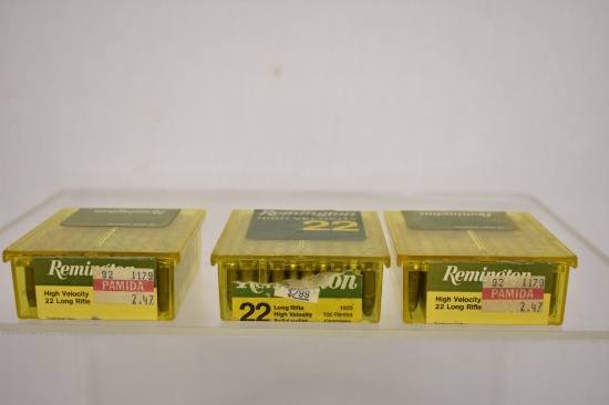 Ammo. Remington 22 LR, 289 Rds.