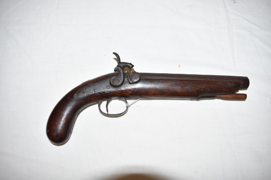 Gun. Early London Percussion 60 cal Pistol