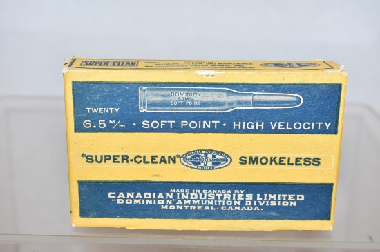 Ammo. Canadian Ind. 6.5 mm 20 Rds
