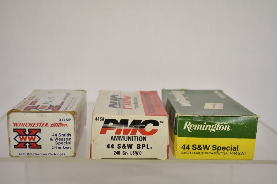 Ammo. PMC, Winchester & Remington, 44 S&W Special