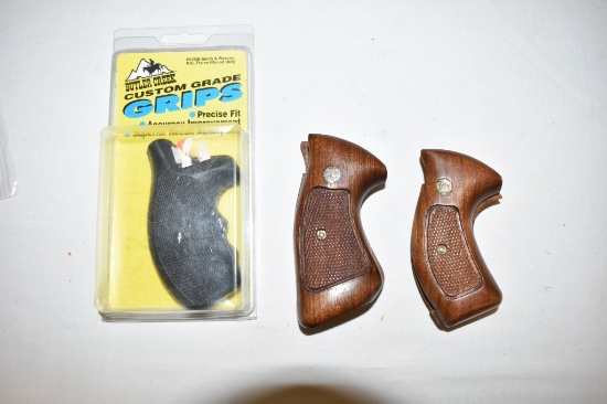 3 Sets S&W K Large Frame Original & Custom Grips