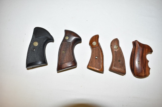 4 Sets S&W K Frame Original & 1 Packmayr Grips