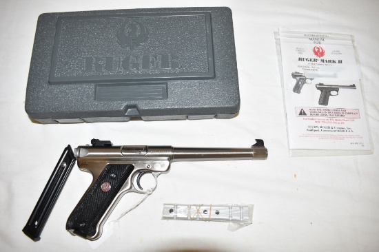 Gun. Ruger Model Mark II Target SS 22 cal. Pistol