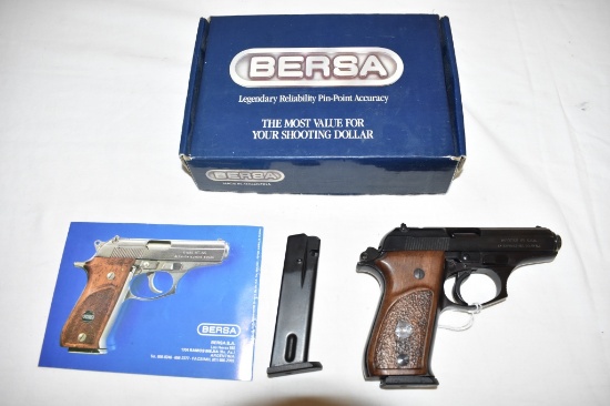 Gun. Bersa Model 85 380 cal Pistol