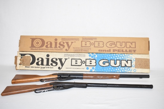 2 BB Guns. Daisy 95B & Daisy Unidentified.