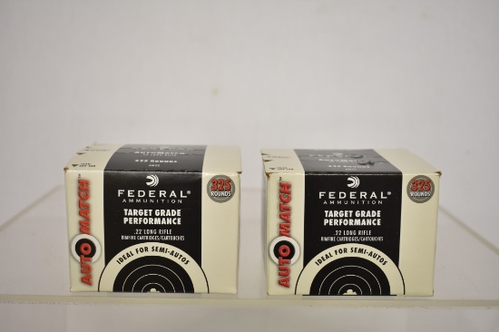 Ammo. Federal Auto Match 22 LR. 650 Rds.