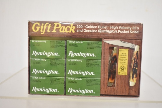 Ammo. Remington Ammo & Knife Set. 22 High Velocity