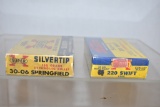 Ammo. Western 220 Swift & 30-06 Springfield 40 Rds