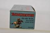 Ammo. Winchester Cowboy Action 44-40. 50 Rds.