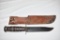 USN Camillius Fighting Knife with Sheath