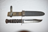 USN Mark 2 Fighting Knife and Sheath