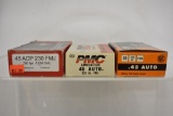 Ammo. PMC, RWS & FMJ 45 cal 80+ Live Rds, 30 Bras