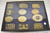 12 Colt Belt Buckles