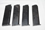 4 Colt & Kimber 45 ACP 1911 Magazines