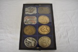 8 Colt & Winchester Collectible Belt Buckles